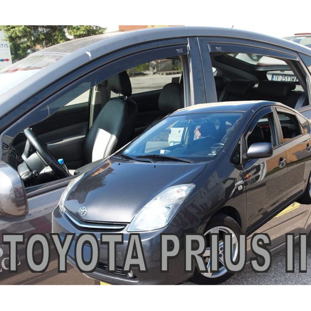 Εικόνα 1 από 5 — ΑΝΕΜΟΘΡΑΥΣΤΕΣ ΓΙΑ TOYOTA PRIUS 2003-2009 ΣΕΤ ΑΥΤΟΚΙΝΗΤΟΥ ΑΠΟ ΕΥΚΑΜΠΤΟ ΦΙΜΕ ΠΛΑΣΤΙΚΟ HEKO – 4 ΤΕΜ.