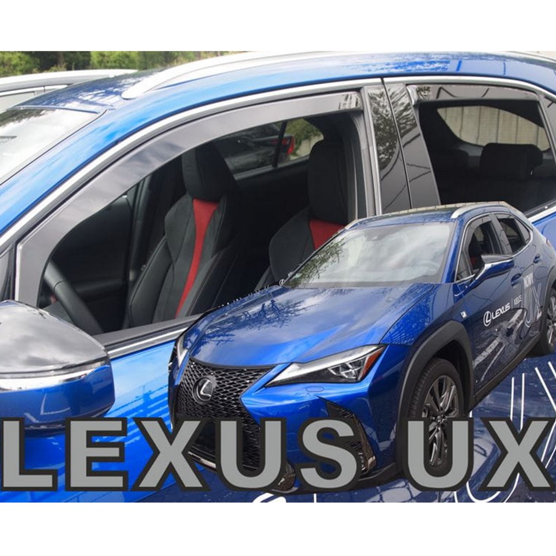 Εικόνα 1 από 5 — ΑΝΕΜΟΘΡΑΥΣΤΕΣ ΓΙΑ LEXUS UX 5D 2019+ ΣΕΤ ΑΥΤΟΚΙΝΗΤΟΥ ΑΠΟ ΕΥΚΑΜΠΤΟ ΦΙΜΕ ΠΛΑΣΤΙΚΟ HEKO – 4 ΤΕΜ.