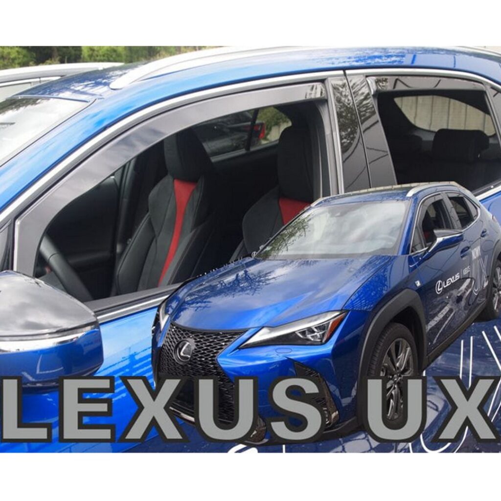 Εικόνα 1 από 5 — ΑΝΕΜΟΘΡΑΥΣΤΕΣ ΓΙΑ LEXUS UX 5D 2019+ ΣΕΤ ΑΥΤΟΚΙΝΗΤΟΥ ΑΠΟ ΕΥΚΑΜΠΤΟ ΦΙΜΕ ΠΛΑΣΤΙΚΟ HEKO – 4 ΤΕΜ.