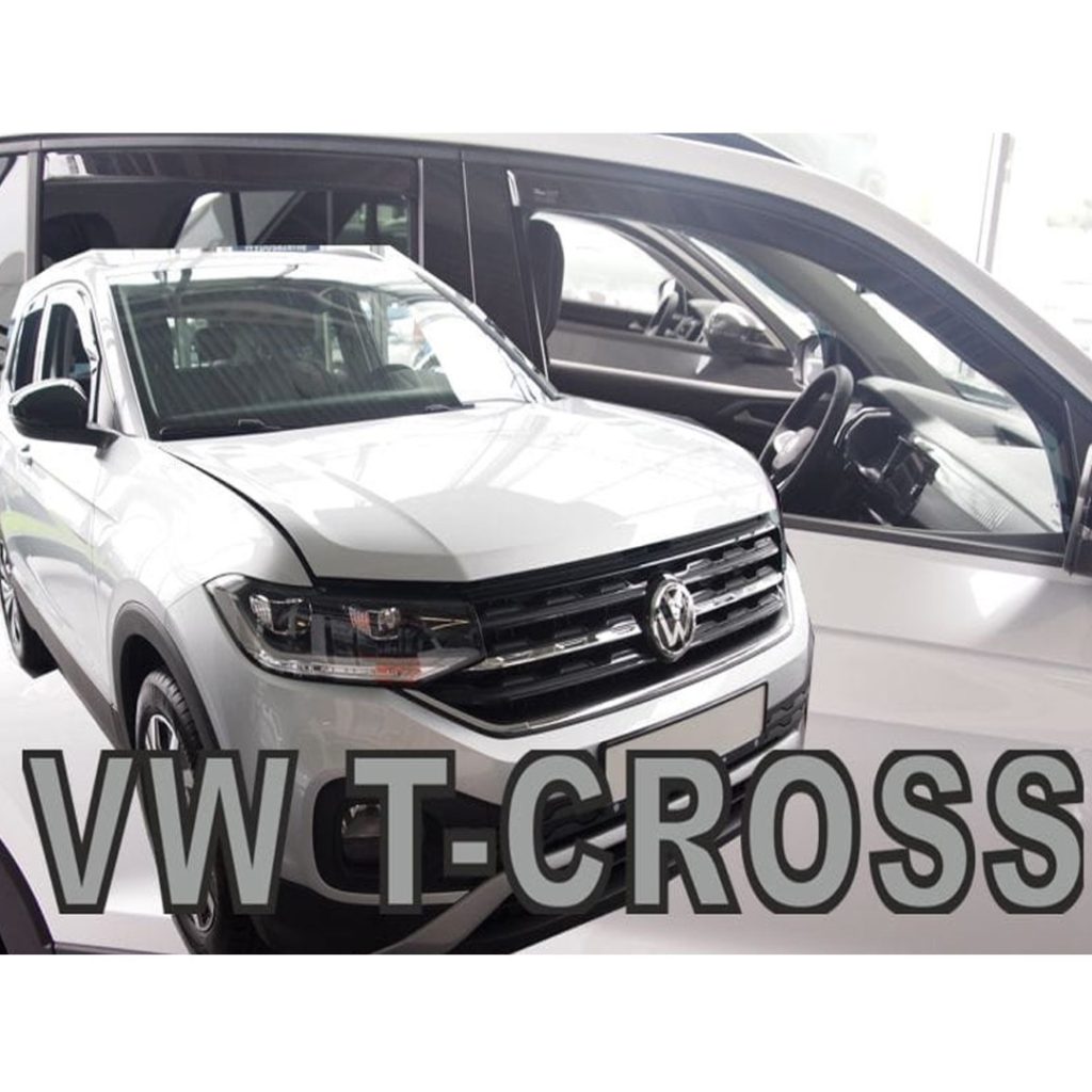 Εικόνα 1 από 5 — ΑΝΕΜΟΘΡΑΥΣΤΕΣ ΓΙΑ VW T-CROSS 5D 2019+ ΣΕΤ ΑΥΤΟΚΙΝΗΤΟΥ ΑΠΟ ΕΥΚΑΜΠΤΟ ΦΙΜΕ ΠΛΑΣΤΙΚΟ HEKO – 4 ΤΕΜ.