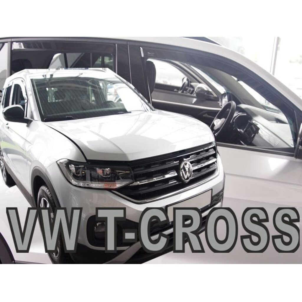 Εικόνα 1 από 5 — ΑΝΕΜΟΘΡΑΥΣΤΕΣ ΓΙΑ VW T-CROSS 5D 2019+ ΣΕΤ ΑΥΤΟΚΙΝΗΤΟΥ ΑΠΟ ΕΥΚΑΜΠΤΟ ΦΙΜΕ ΠΛΑΣΤΙΚΟ HEKO – 4 ΤΕΜ.