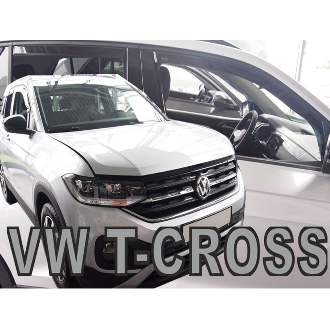 Εικόνα 1 από 5 — ΑΝΕΜΟΘΡΑΥΣΤΕΣ ΓΙΑ VW T-CROSS 5D 2019+ ΣΕΤ ΑΥΤΟΚΙΝΗΤΟΥ ΑΠΟ ΕΥΚΑΜΠΤΟ ΦΙΜΕ ΠΛΑΣΤΙΚΟ HEKO – 4 ΤΕΜ.