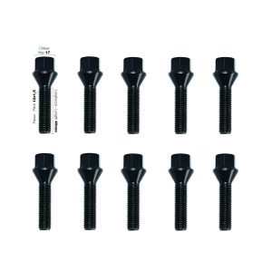 ΜΠΟΥΛΟΝΙΑ ΚΩΝΙΚΑ 12x1,50 40mm (17) ΜΑΥΡΑ SIMONI RACING - 10 TEM.