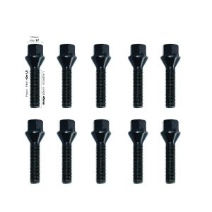 ΜΠΟΥΛΟΝΙΑ ΚΩΝΙΚΑ 12x1,50 45mm (17) ΜΑΥΡΑ SIMONI RACING - 10 TEM.