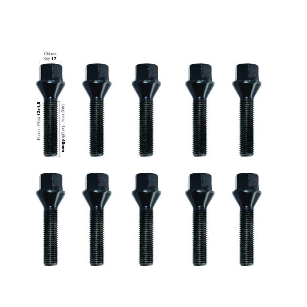 Εικόνα 1 από 1 — ΜΠΟΥΛΟΝΙΑ ΚΩΝΙΚΑ 12×1,50 45mm (17) ΜΑΥΡΑ SIMONI RACING – 10 TEM.
