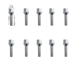 ΜΠΟΥΛΟΝΙΑ ΚΩΝΙΚΑ 12x1,25 (42mm) (19) SIMONI RACING - 10 ΤΕΜ.