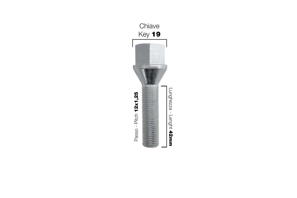 Εικόνα 2 από 2 — ΜΠΟΥΛΟΝΙΑ ΚΩΝΙΚΑ 12×1,25 (42mm) (19) SIMONI RACING – 10 ΤΕΜ.