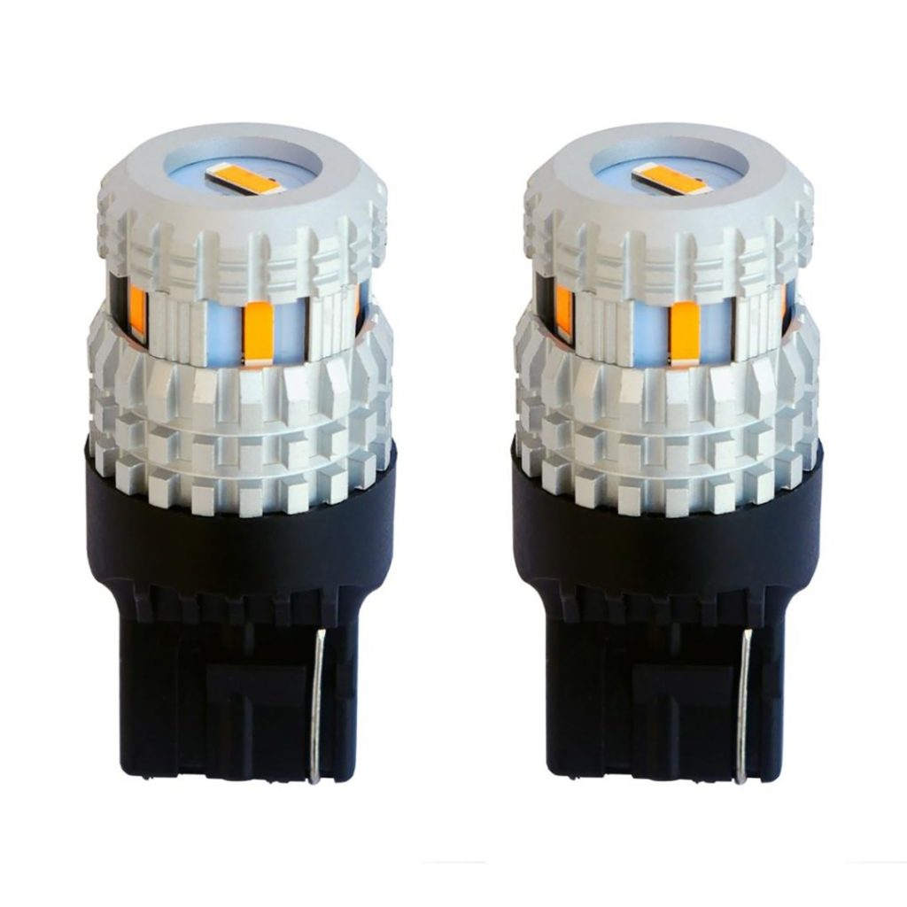 Εικόνα 1 από 2 — W21W T20 10-30V 21w 1500lm 1.800K CAN-BUS – ΔΙΠΛΗ ΠΟΛΙΚΟΤΗΤΑ ΠΟΡΤΟΚΑΛΙ LED CSP1860 2ΤΕΜ.