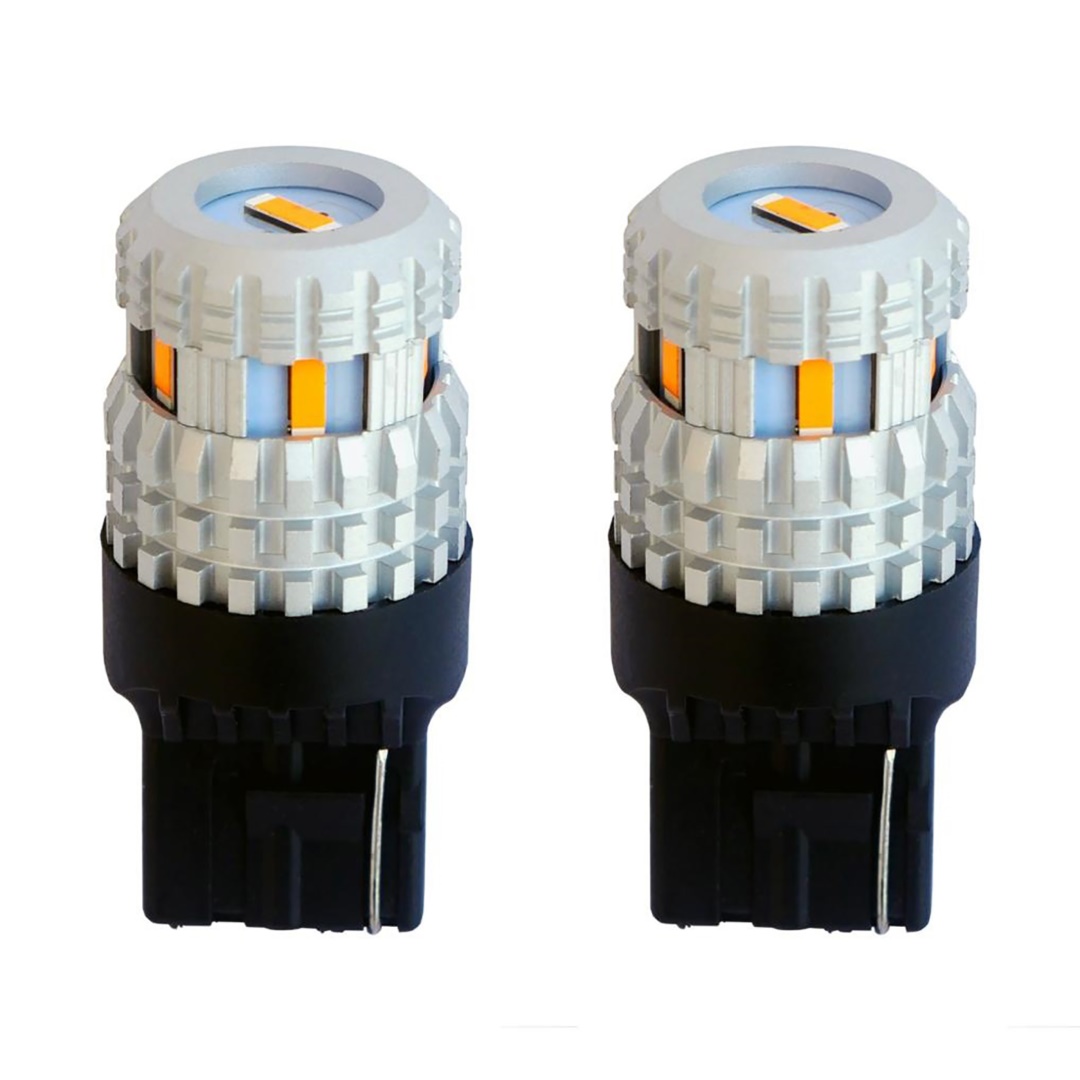 Εικόνα 1 από 2 — W21W T20 10-30V 21w 1500lm 1.800K CAN-BUS – ΔΙΠΛΗ ΠΟΛΙΚΟΤΗΤΑ ΠΟΡΤΟΚΑΛΙ LED CSP1860 2ΤΕΜ.
