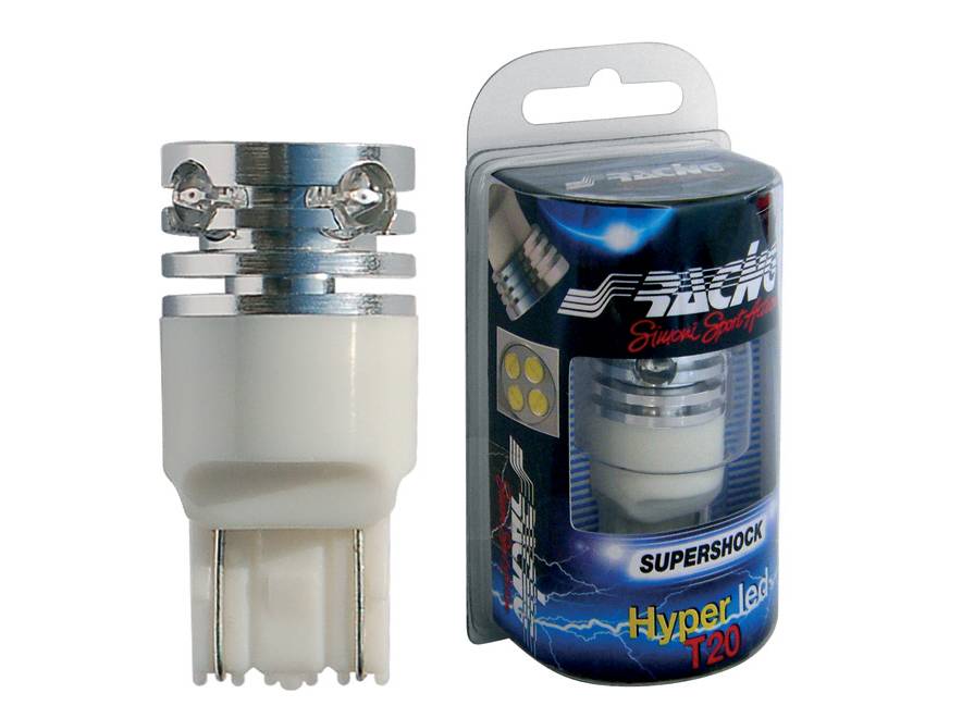 Εικόνα 1 από 1 — ΛΑΜΠΑΚΙ T20 ΜΕ 4+1 LED ΛΕΥΚΟ SIMONI RACING – 1TΕΜ.