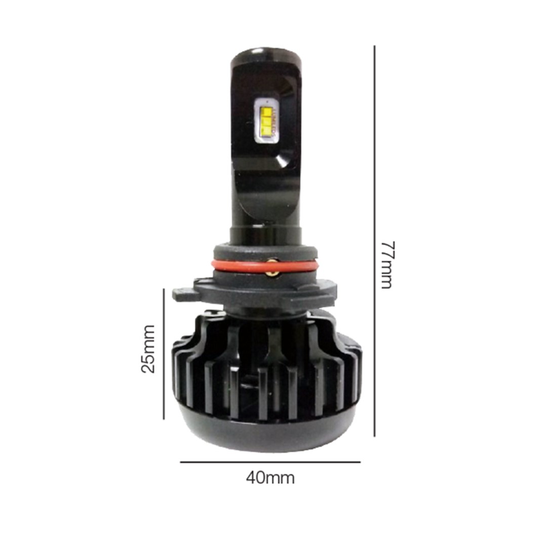Εικόνα 2 από 4 — HIR2 CREE LED KIT 6/36V (12/24V) 38W 3.600lm 6.000K ΜΕ ΕΝΣΩΜΑΤΩΜΕΝΗ ΨΥΚΤΡΑ ΜΕ ΑΝΕΜΙΣΤΗΡΑ – 2 ΤΕΜ.
