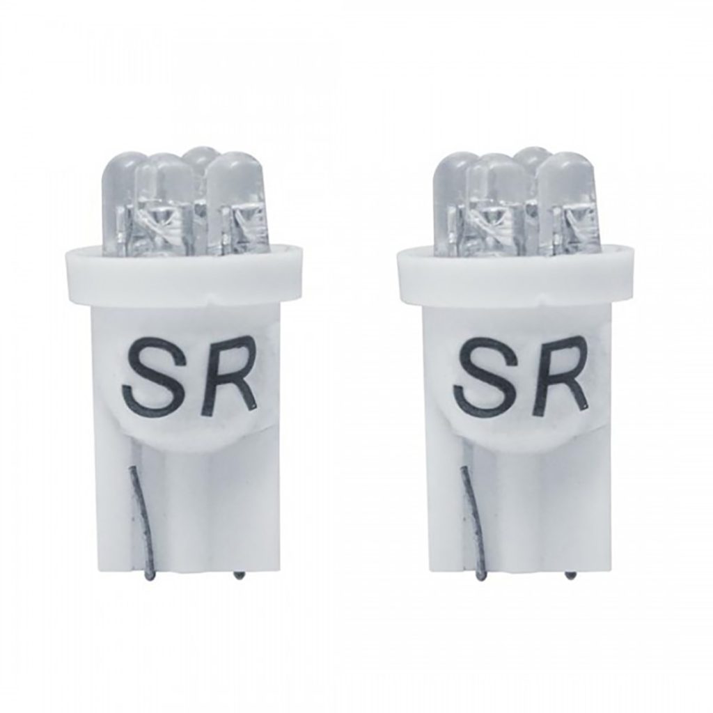 Εικόνα 1 από 1 — T10 W5W 12V ΛΕΥΚΑ ΜΕ 4LED 2ΤΕΜ