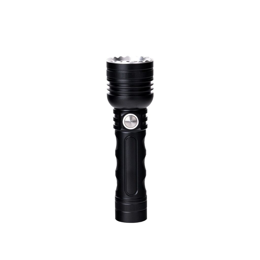 Εικόνα 2 από 5 — ΦΑΚΟΣ ΧΕΙΡΟΣ 1x10W 490lm IP65 140mm Φ40mm 5000mAh Li-ion TACTICAL LASER FLASHLIGHT M-TECH – 1 Τεμ.