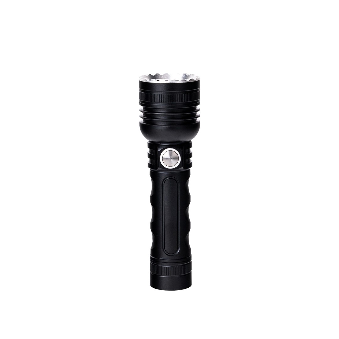 Εικόνα 2 από 5 — ΦΑΚΟΣ ΧΕΙΡΟΣ 1x10W 490lm IP65 140mm Φ40mm 5000mAh Li-ion TACTICAL LASER FLASHLIGHT M-TECH – 1 Τεμ.