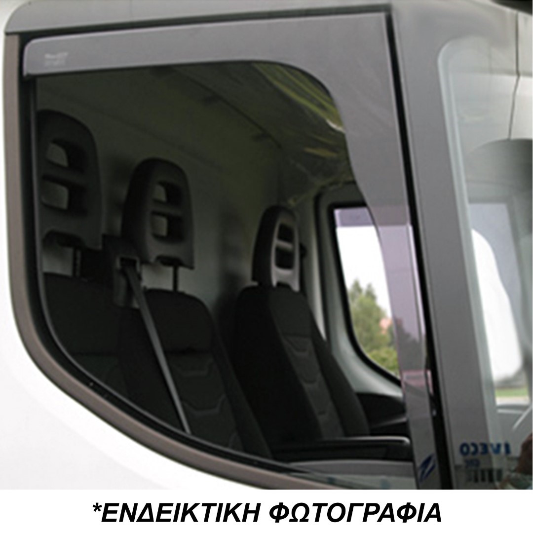 Εικόνα 2 από 4 — ΑΝΕΜΟΘΡΑΥΣΤΕΣ ΓΙΑ IVECO DAILY / RENAULT MASTER / OPEL MOO / NISSAN INTERSTAR 2000 ΚΟΝΤΟ ΖΕΥΓΑΡΙ ΑΠΟ ΕΥΚΑΜΠΤΟ ΦΙΜΕ ΠΛΑΣΤΙΚΟ HEKO – 2 ΤΕΜ.