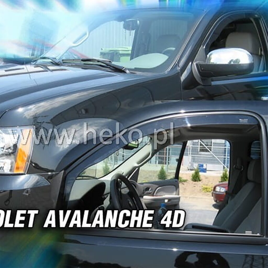 Εικόνα 1 από 5 — ΑΝΕΜΟΘΡΑΥΣΤΕΣ ΓΙΑ CHEVROLET AVALANCE 4D 2007-2013 ΖΕΥΓΑΡΙ ΑΠΟ ΕΥΚΑΜΠΤΟ ΦΙΜΕ ΠΛΑΣΤΙΚΟ HEKO – 2 ΤΕΜ.