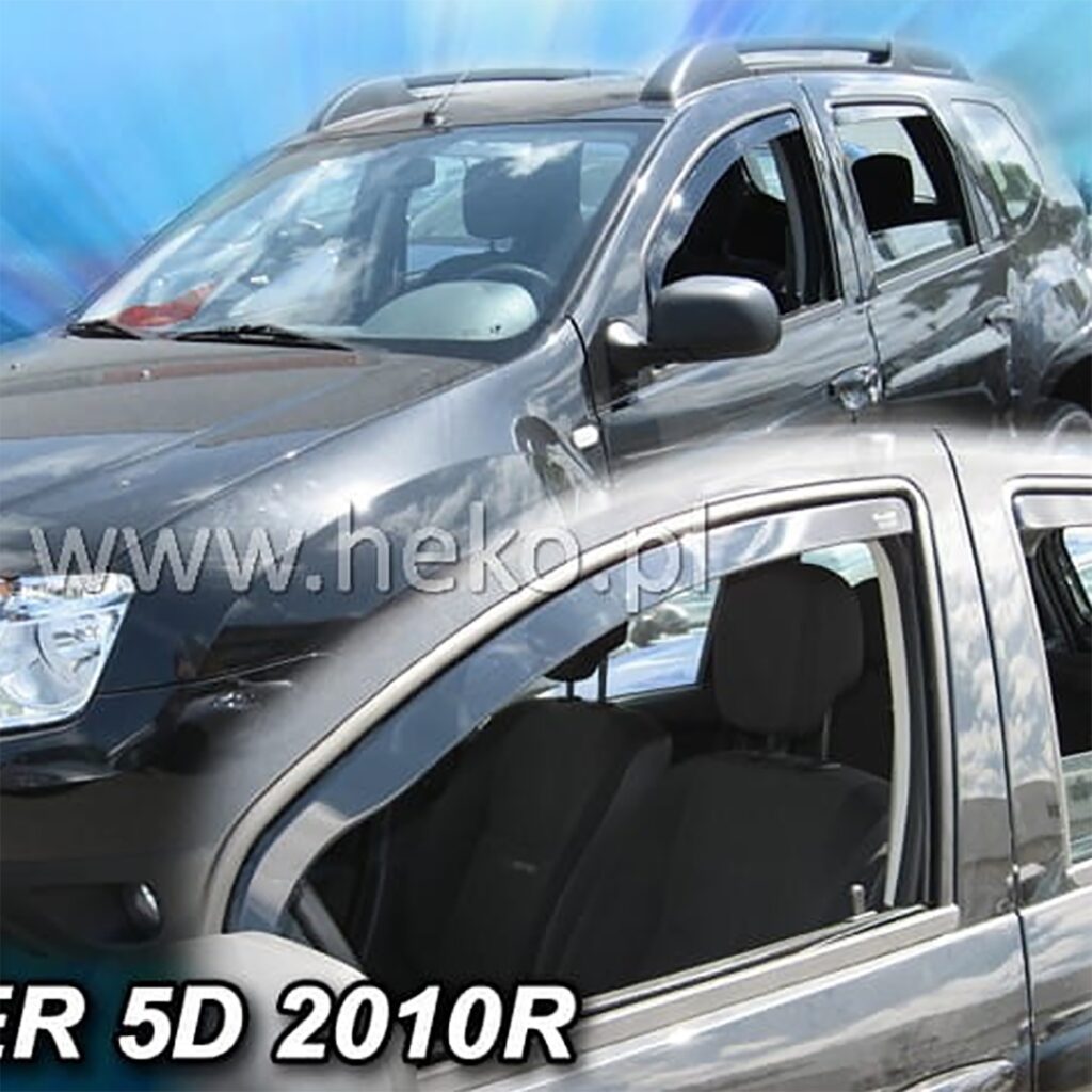 Εικόνα 1 από 5 — ΑΝΕΜΟΘΡΑΥΣΤΕΣ ΓΙΑ DACIA DUSTER 5D 2010-2018 ΖΕΥΓΑΡΙ ΑΠΟ ΕΥΚΑΜΠΤΟ ΦΙΜΕ ΠΛΑΣΤΙΚΟ HEKO – 2 ΤΕΜ.