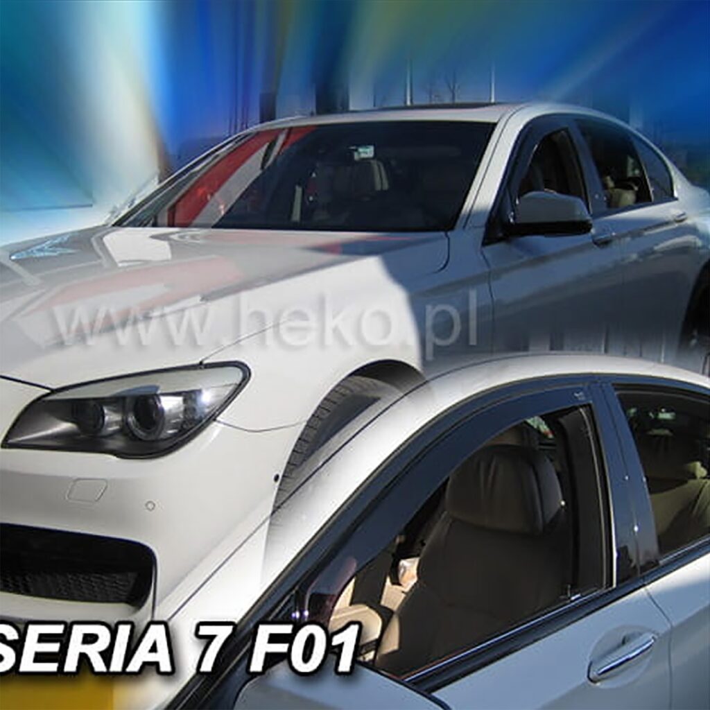 Εικόνα 1 από 5 — ΑΝΕΜΟΘΡΑΥΣΤΕΣ ΓΙΑ BMW ΣΕΙΡΑ 7 F01 / F02 4D/5D 2008-2015 ΖΕΥΓΑΡΙ ΑΠΟ ΕΥΚΑΜΠΤΟ ΦΙΜΕ ΠΛΑΣΤΙΚΟ HEKO – 2 ΤΕΜ.