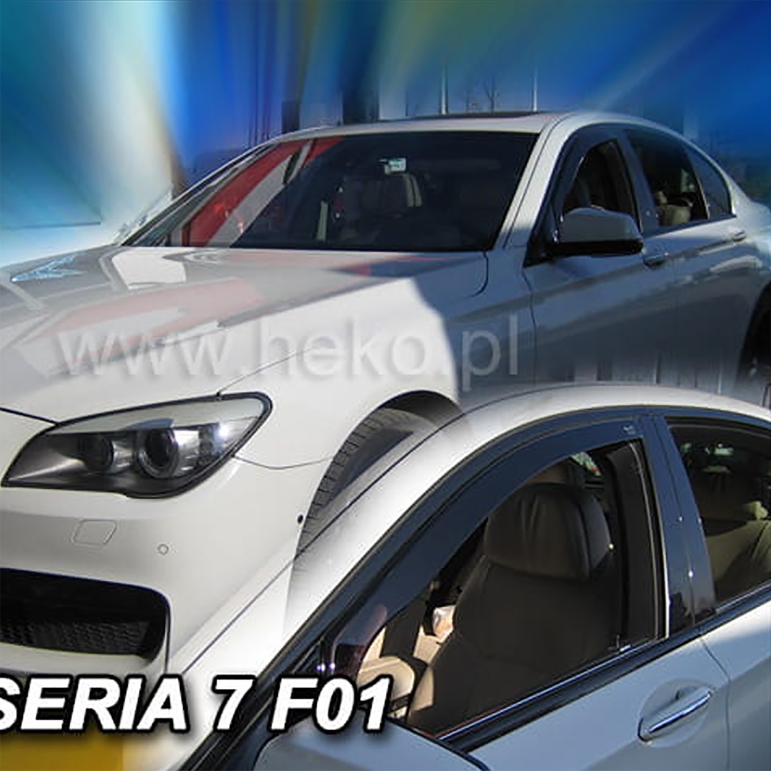 Εικόνα 1 από 5 — ΑΝΕΜΟΘΡΑΥΣΤΕΣ ΓΙΑ BMW ΣΕΙΡΑ 7 F01 / F02 4D/5D 2008-2015 ΖΕΥΓΑΡΙ ΑΠΟ ΕΥΚΑΜΠΤΟ ΦΙΜΕ ΠΛΑΣΤΙΚΟ HEKO – 2 ΤΕΜ.