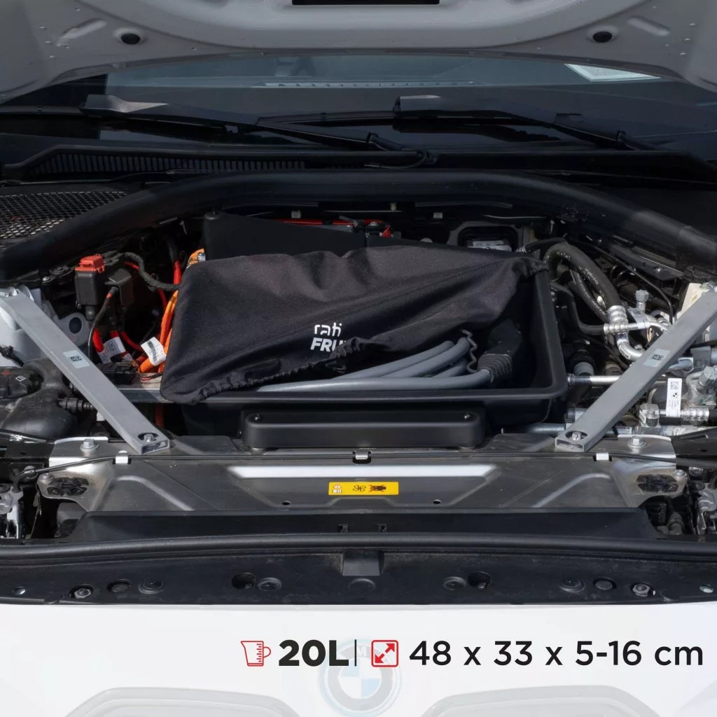 Εικόνα 7 από 8 — Rati – Frunk BMW i4 eDrive35 eDrive40 2022> χωρίς M Sport ανάρτηση πρακτικός Εμπρός Αποθηκευτικός Χώρος 20L για Καλώδια Φόρτισης και Καθημερινή Οργάνωση – 1 Τεμ. (V01901/RT)