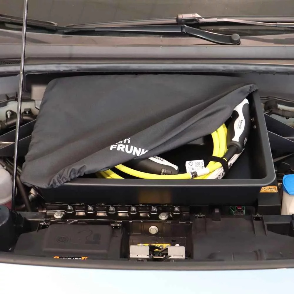 Εικόνα 6 από 7 — Rati – Frunk Ford Explorer 2024>, Ford Capri 2024> πρακτικός Εμπρός Αποθηκευτικός Χώρος 10L για Καλώδια Φόρτισης και Καθημερινή Οργάνωση Ηλεκτρικών ΙΧ – 1 Τεμ. (V01945A)
