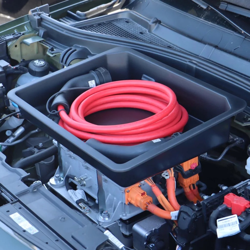 Εικόνα 5 από 8 — Rati – Frunk Citroen E-C3 2024>, Citroen E-C3 Aircross 2024>, Opel Frontera Electric 2024> πρακτικός Εμπρός Αποθηκευτικός Χώρος 13L για Καλώδια Φόρτισης και Καθημερινή Οργάνωση Ηλεκτρικών ΙΧ – 1 Τεμ. (V01947/RT)