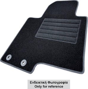 Cik - ΠΑΤΑΚΙΑ ΜΟΚΕΤΑ ΓΙΑ AUDI A3 8L 3D / 5D 1996-2003 ΣΕ ΜΑΥΡΟ ΧΡΩΜΑ ΜΕ ΚΟΥΜΠΩΜΑΤΑ - 4 ΤΕΜ. (VM.AU.840541/CK)