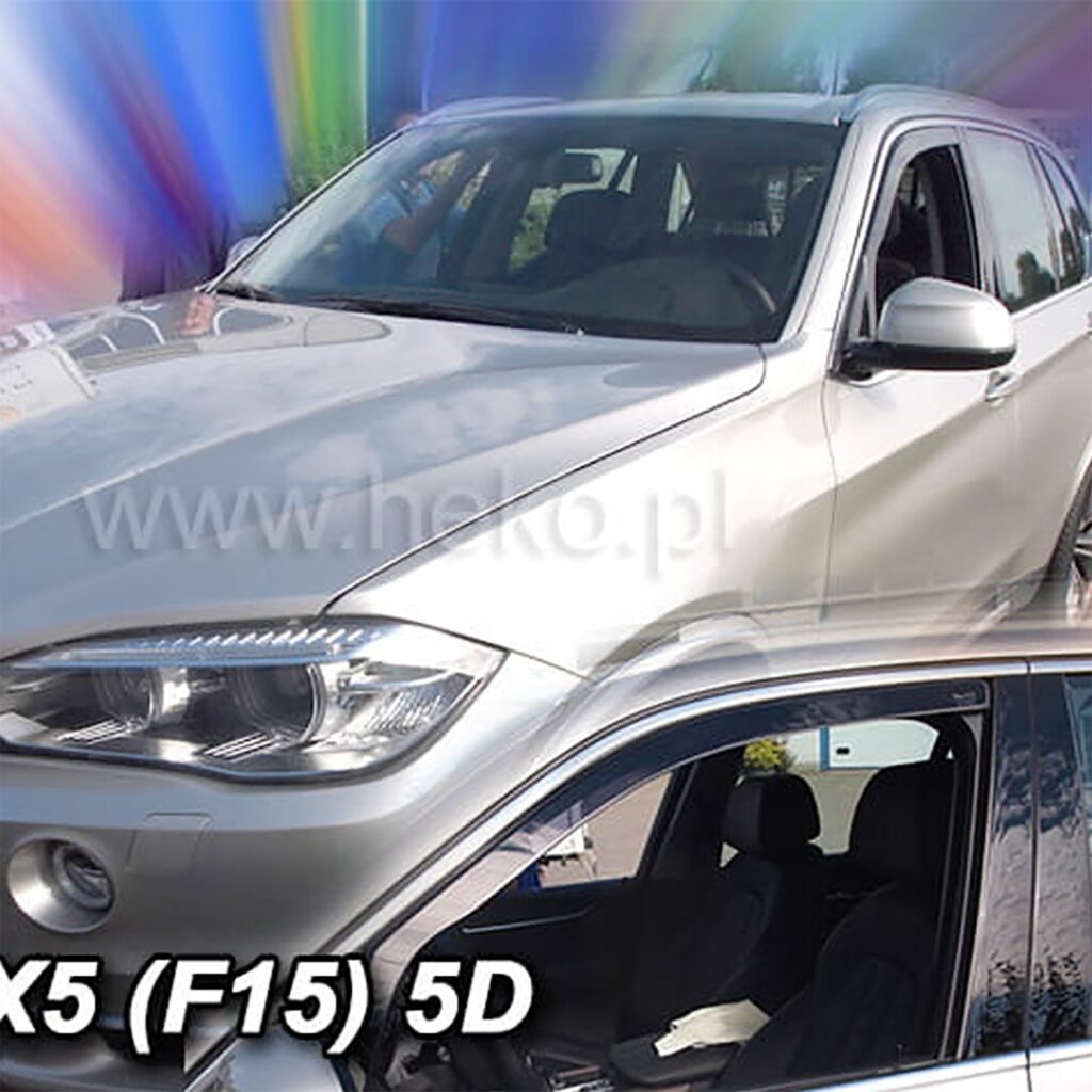 Εικόνα 1 από 5 — ΑΝΕΜΟΘΡΑΥΣΤΕΣ ΓΙΑ BMW X5 F15 5D 2013-2018 ΖΕΥΓΑΡΙ ΑΠΟ ΕΥΚΑΜΠΤΟ ΦΙΜΕ ΠΛΑΣΤΙΚΟ HEKO – 2 ΤΕΜ.