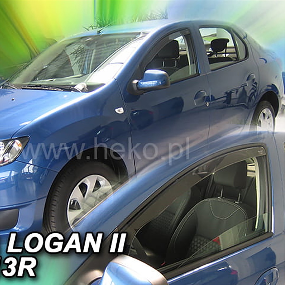 Εικόνα 1 από 5 — ΑΝΕΜΟΘΡΑΥΣΤΕΣ ΓΙΑ DACIA LOGAN 2 / SANDERO 2 / STEPWAY 4D 2013-2020 ΖΕΥΓΑΡΙ ΑΠΟ ΕΥΚΑΜΠΤΟ ΦΙΜΕ ΠΛΑΣΤΙΚΟ HEKO – 2 ΤΕΜ.