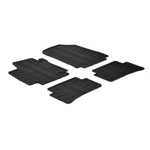 LAMPA - ΠΑΤΑΚΙΑ ΑΥΤΟΚΙΝΗΤΟΥ ΑΠΟ ΛΑΣΤΙΧΟ ΓΙΑ RENAULT CAPTUR 05/2013-11/2019 / CLIO IV 5D 10/2012-07/2019 / CLIO IV GENERATION 08/2019-03/2020 / CLIO IV SPORTER 04/2013-03/2020 ΣΕ ΜΑΥΡΟ ΧΡΩΜΑ ME ΚΟΥΜΠΩΜΑΤΑ - 4 ΤΕΜ.