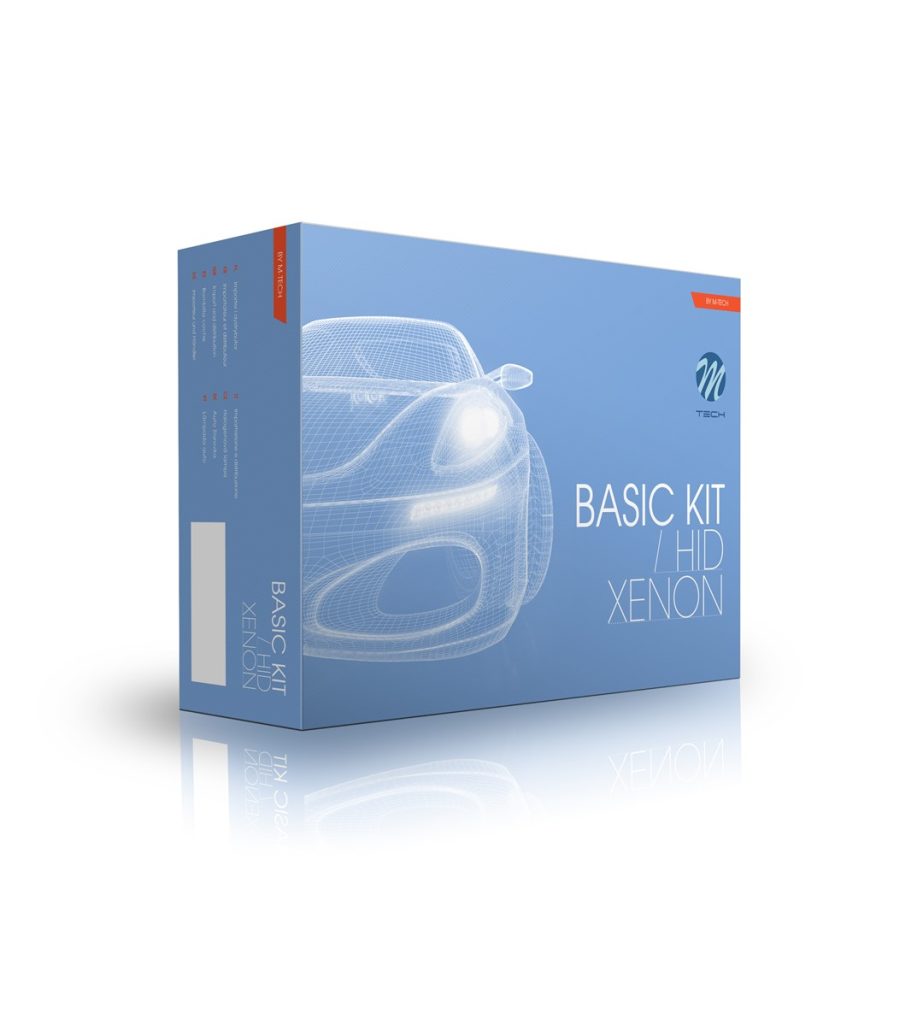 Εικόνα 1 από 3 — H3 12V 8.000K BASIC BALLAST KIT XENON  M-TECH – 1 τεμ.