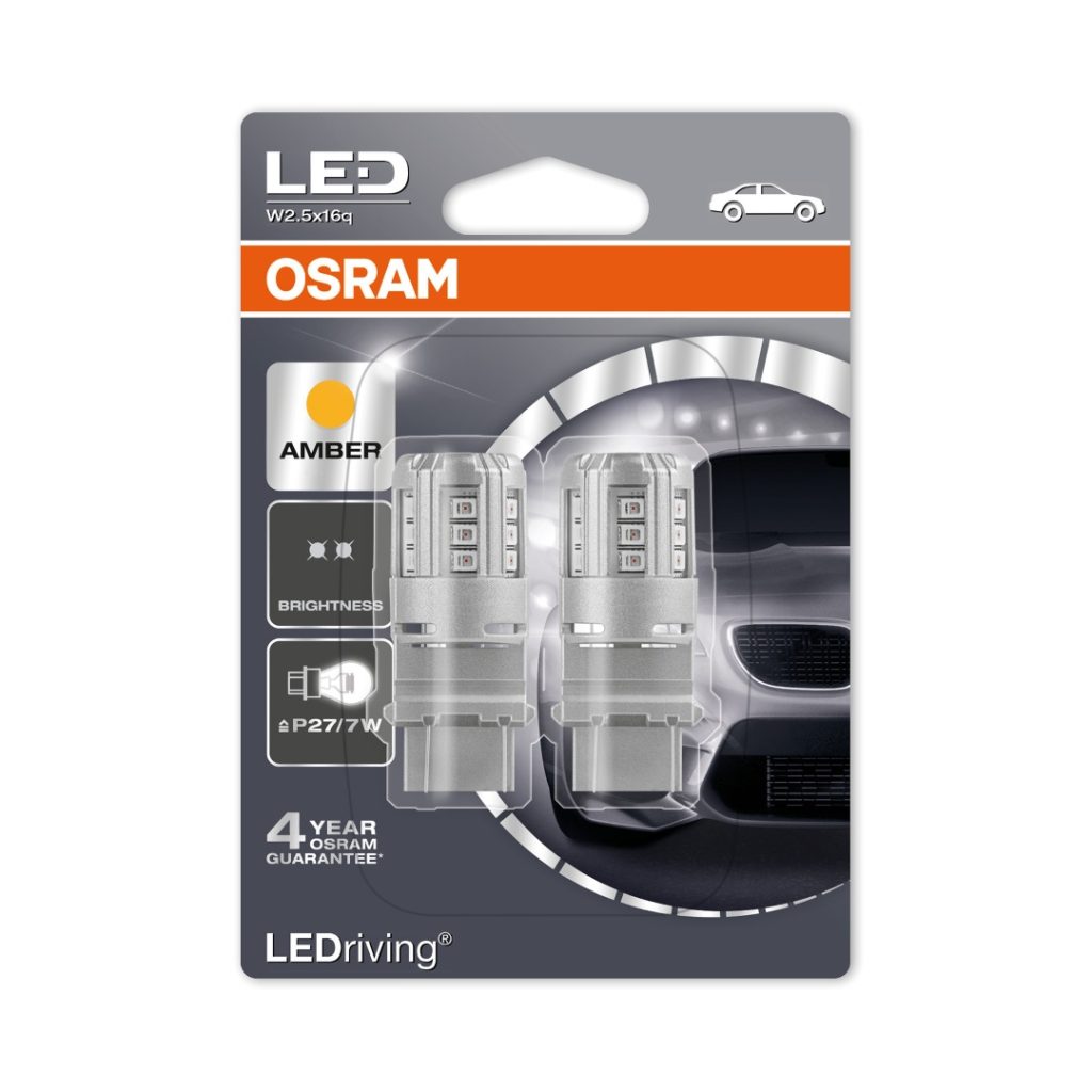 Εικόνα 2 από 2 — P27/7W 12V W2,5x16q 16/6lm ΠΟΡΤΟΚΑΛΙ LEDriving RETROFIT LED STANDARD 2ΤΕΜ. BLISTER