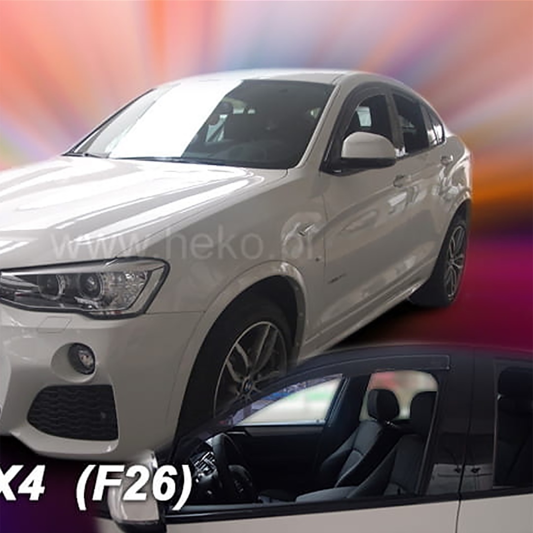 Εικόνα 1 από 5 — ΑΝΕΜΟΘΡΑΥΣΤΕΣ ΓΙΑ BMW X4 F26 5D 2013-2018 ΖΕΥΓΑΡΙ ΑΠΟ ΕΥΚΑΜΠΤΟ ΦΙΜΕ ΠΛΑΣΤΙΚΟ HEKO – 2 ΤΕΜ.