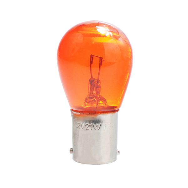 Εικόνα 1 από 2 — P21W 12V 21W BA15s ΜΟΝΟΠΟΛΙΚΟ ΠΟΡΤΟΚΑΛΙ DYED-GLASS ΚΟΥΤΙ 10ΤΕΜ.