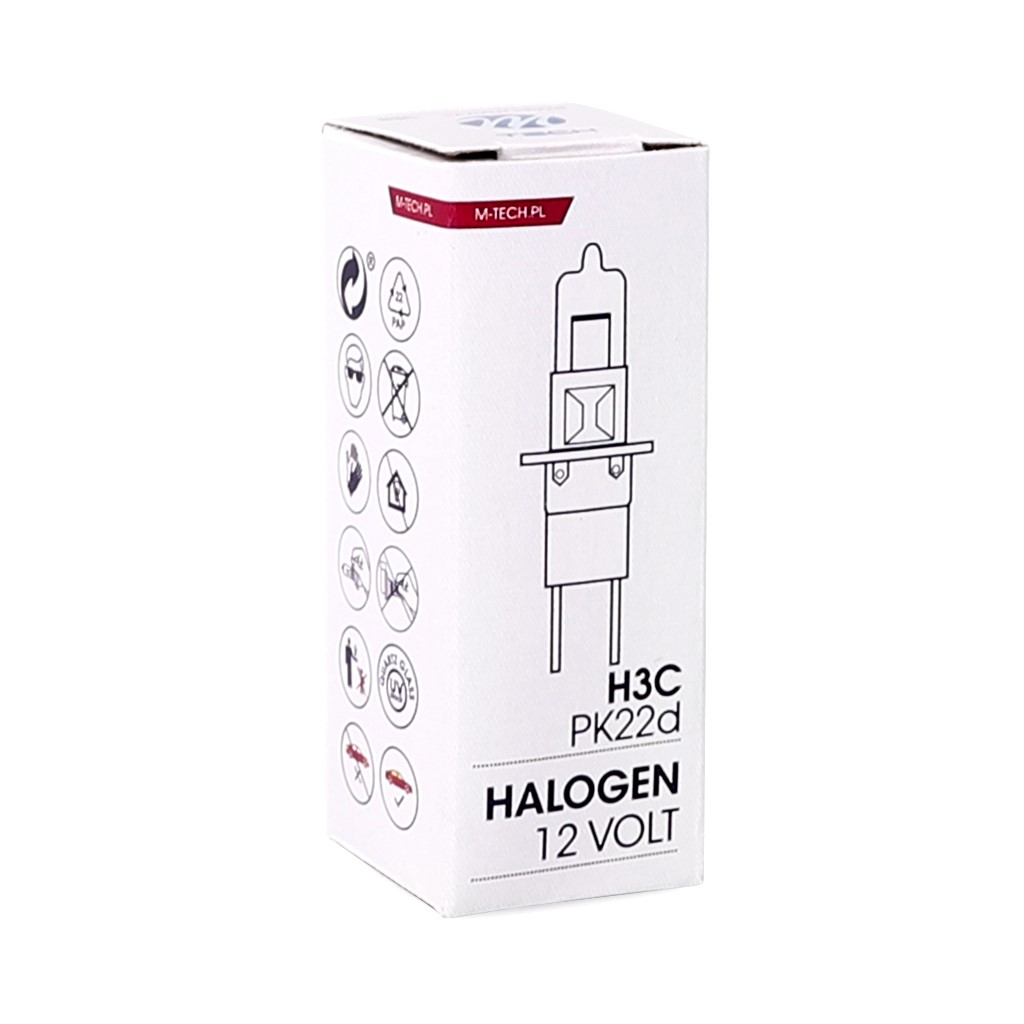 Εικόνα 3 από 3 — ΛΑΜΠΑ H3C PK22D 12V 55W ΑΛΟΓΟΝΟΥ M-TECH -1 ΤΕΜ.