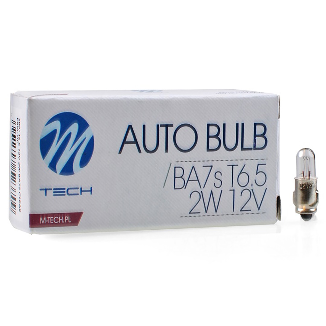 Εικόνα 2 από 2 — T6.5 12V 2W BA7s (ΜΙΝΙΟΝ) STANDARD ΑΛΟΓΟΝΟΥ 10ΤΕΜ. M-TECH