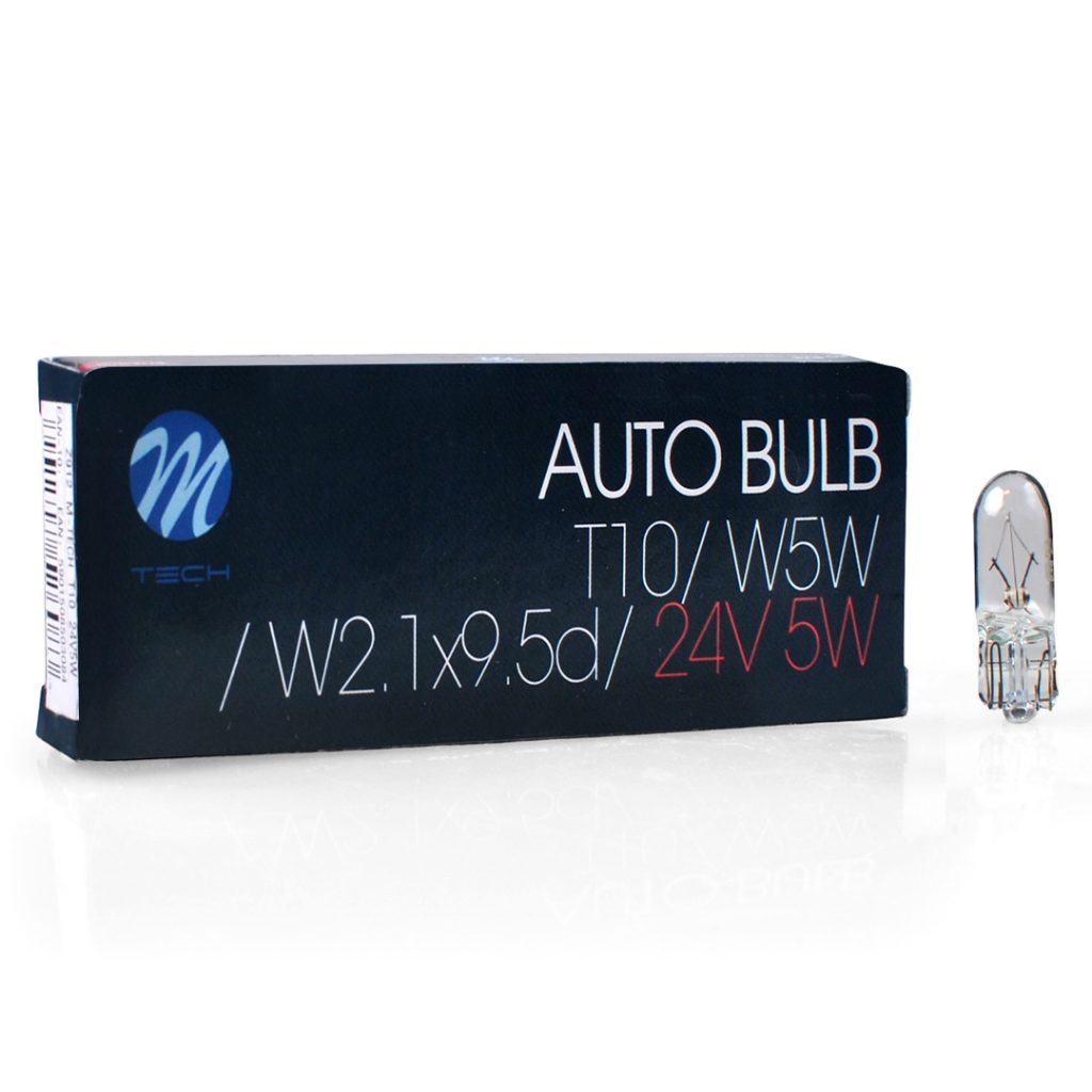 Εικόνα 2 από 2 — T10 W5W 24V 5W W2,1×9,5d (ΚΑΡΦΩΤΟ ΑΚΑΛΥΚΟ) STANDARD ΑΛΟΓΟΝΟΥ ΚΟΥΤΙ 10ΤΕΜ. M-TECH