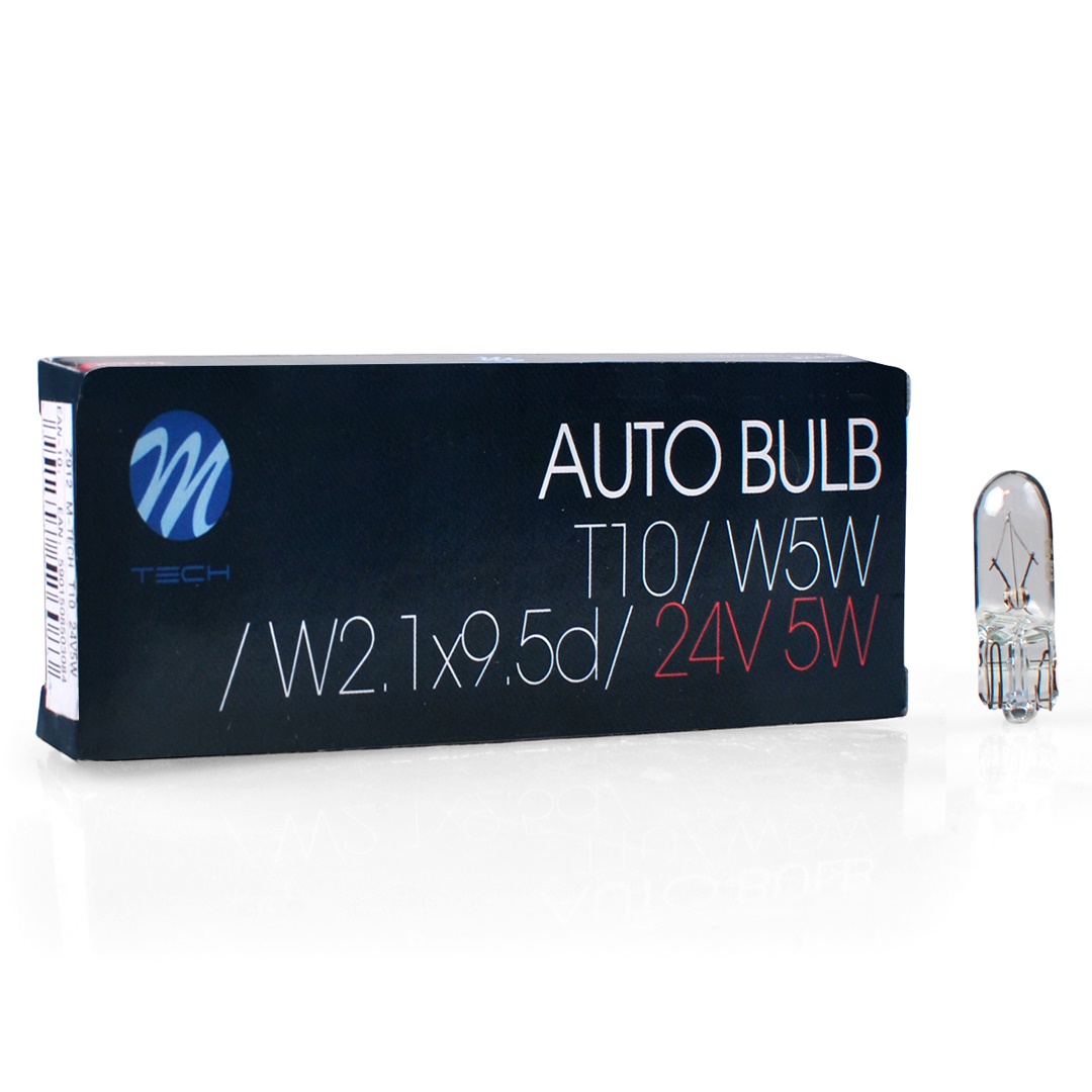 Εικόνα 2 από 2 — T10 W5W 24V 5W W2,1×9,5d (ΚΑΡΦΩΤΟ ΑΚΑΛΥΚΟ) STANDARD ΑΛΟΓΟΝΟΥ ΚΟΥΤΙ 10ΤΕΜ. M-TECH