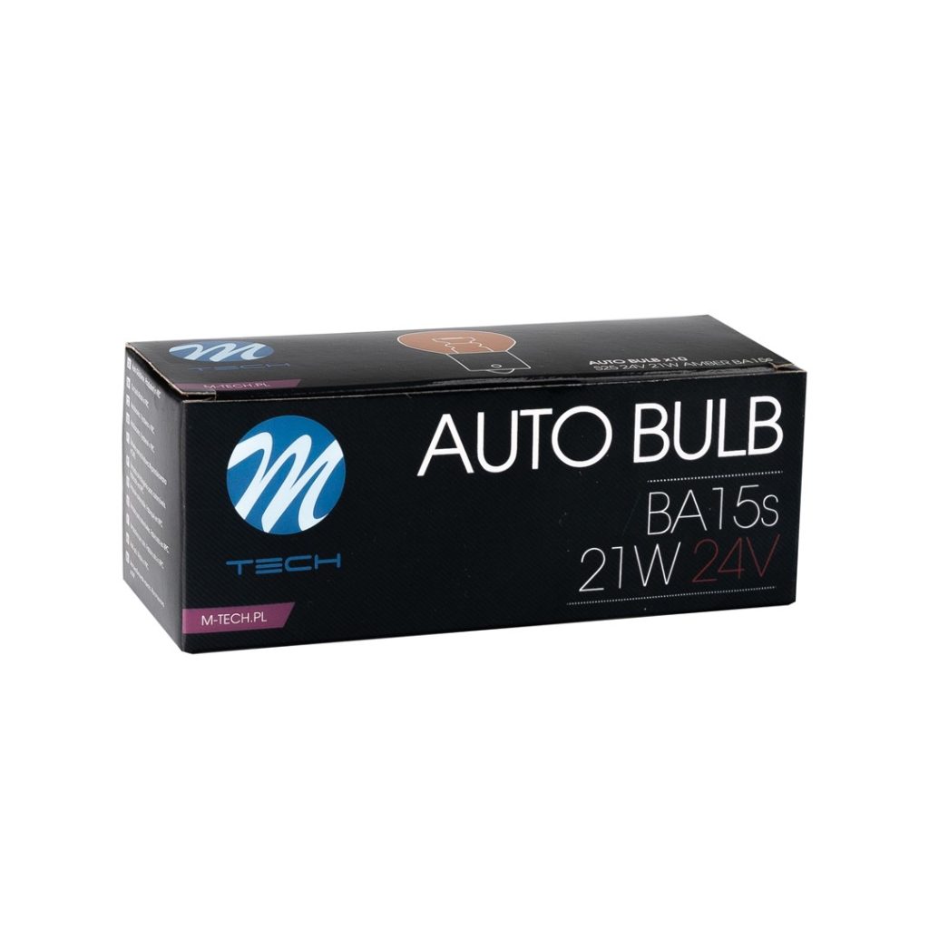 Εικόνα 3 από 3 — ΛΑΜΠΑΚΙΑ LED S25 24V 21W BA15s ΠΟΡΤΟΚΑΛΙ ΑΛΟΓΟΝΟΥ ΣΕ ΚΟΥΤΙ M-TECH – 10 ΤΕΜ.