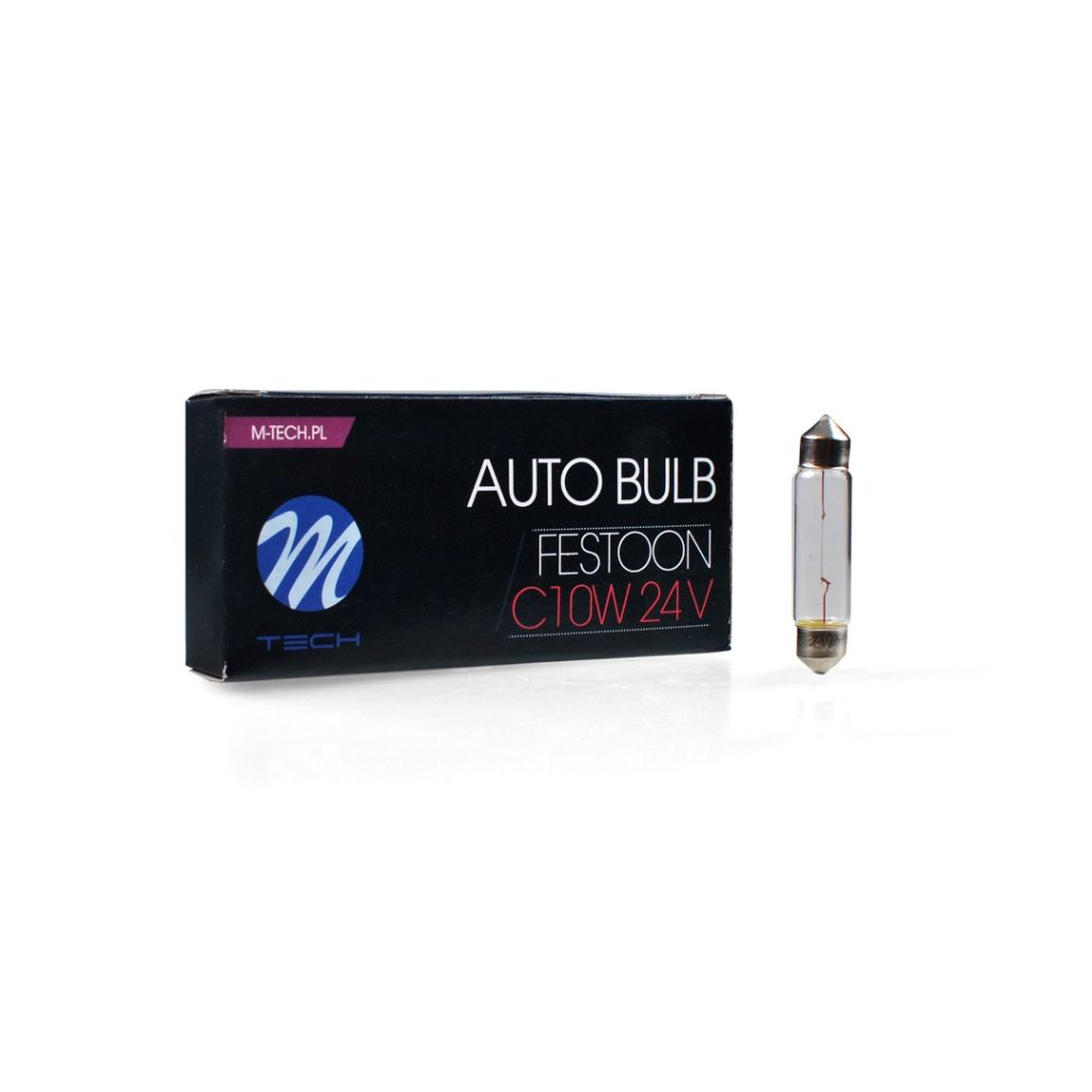 Εικόνα 3 από 3 — ΛΑΜΠΑΚΙΑ ΠΛΑΦΟΝΙΕΡΑΣ 10W 24V SV8,5 41mm STANDARD ΑΛΟΓΟΝΟΥ 10ΤΕΜ. M-TECH