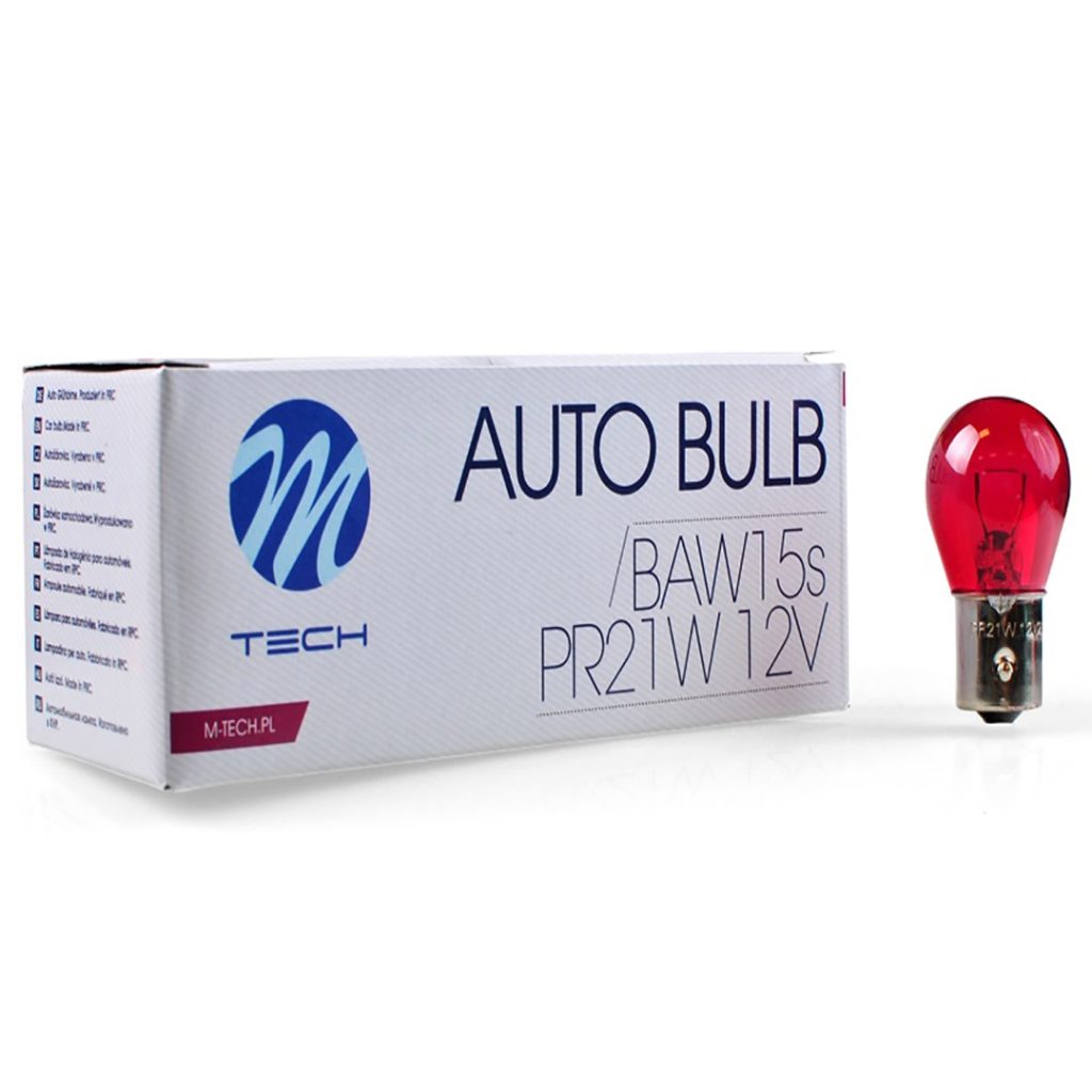 Εικόνα 2 από 2 — PR21 12V BAW15s 21W ΚΟΚΚΙΝΟ (ΜΟΝΟΠΟΛΙΚΟ) STANDARD 10ΤΕΜ. M-TECH