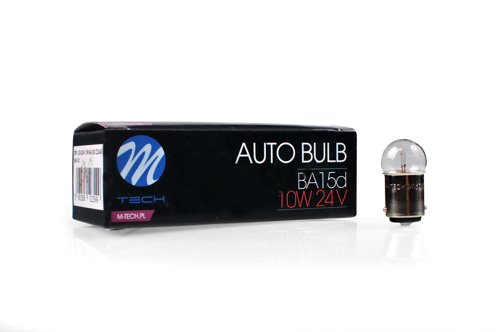 Εικόνα 1 από 2 — ΛΑΜΠΑΚΙΑ R10W Ba15d 24V 10W (ΦΟΥΝΤΟΥΚΙ) STANDARD ΑΛΟΓΟΝΟΥ M-TECH – 10 τεμ.