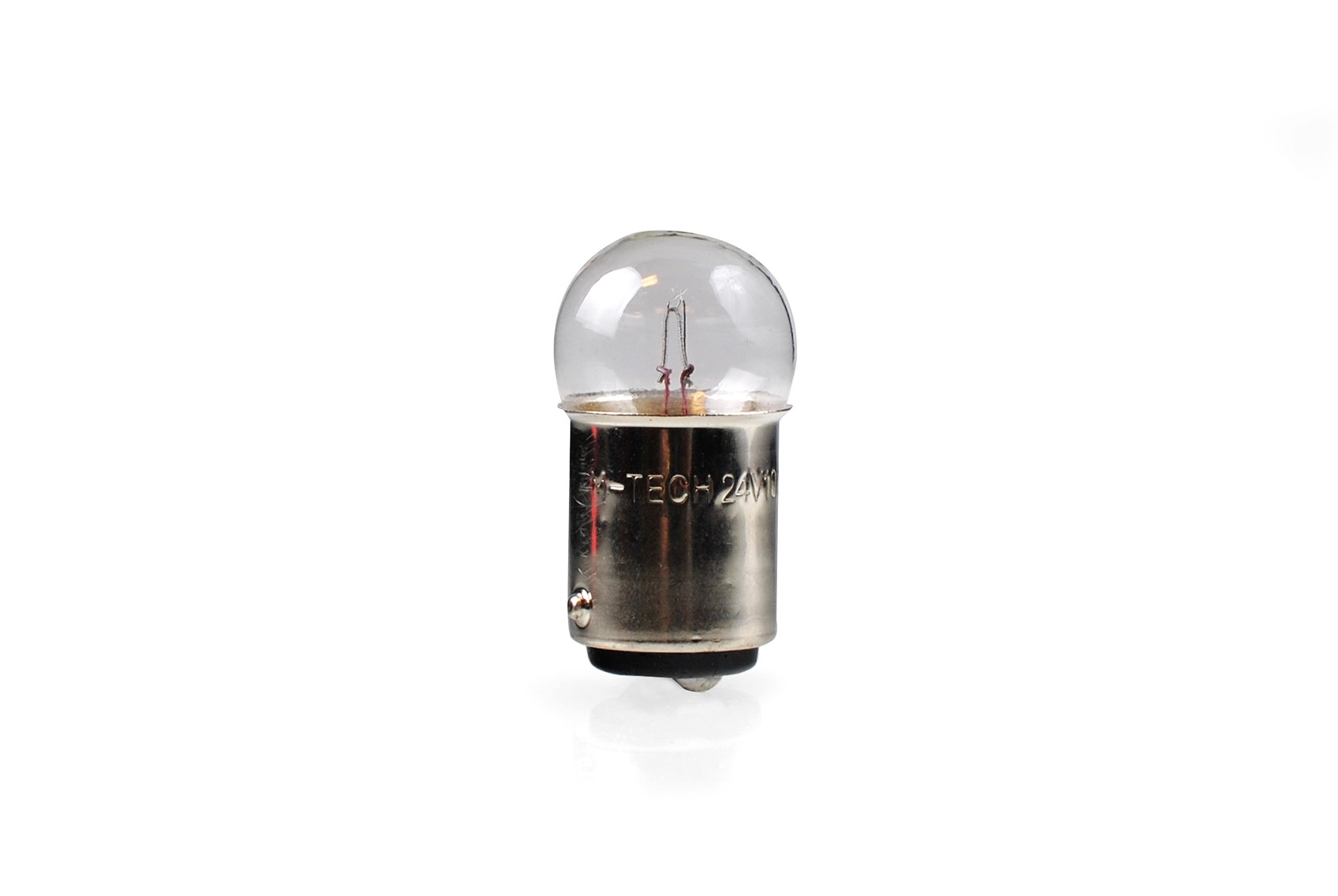 Εικόνα 2 από 2 — ΛΑΜΠΑΚΙΑ R10W Ba15d 24V 10W (ΦΟΥΝΤΟΥΚΙ) STANDARD ΑΛΟΓΟΝΟΥ M-TECH – 10 τεμ.
