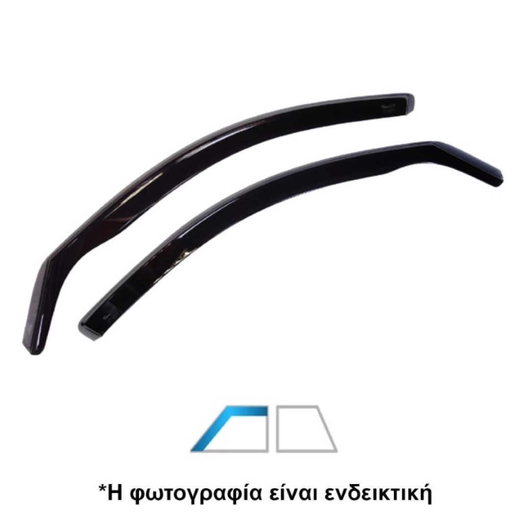 Εικόνα 2 από 4 — ΑΝΕΜΟΘΡΑΥΣΤΕΣ ΓΙΑ AVIA VOYAGER A75 2D 1997- ΖΕΥΓΑΡΙ ΑΠΟ ΕΥΚΑΜΠΤΟ ΦΙΜΕ ΠΛΑΣΤΙΚΟ HEKO – 2 ΤΕΜ.