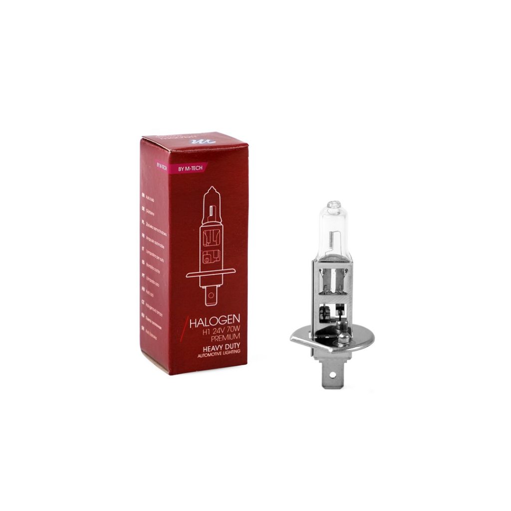 Εικόνα 1 από 1 — H1 24V 70W P14,5s HEAVY DUTY LONG LIFE ΑΛΟΓΟΝΟΥ ΚΟΥΤΙ M-TECH – 1ΤΕΜ.