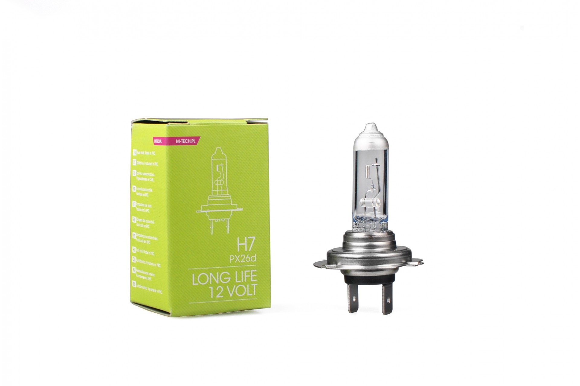 Εικόνα 1 από 1 — H7 12V 55W PX26d LONG LIFE ΑΛΟΓΟΝΟΥ 1ΤΕΜ. M-TECH