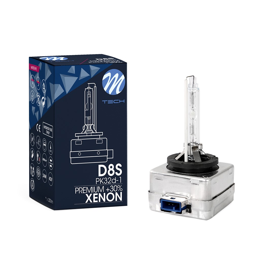 Εικόνα 1 από 1 — ΛΑΜΠΑ ΧΕΝΟΝ D8S 85V 25W 6.000K PREMIUM XENON +30% ΚΟΥΤΙ M-TECH – 1 ΤΕΜ.