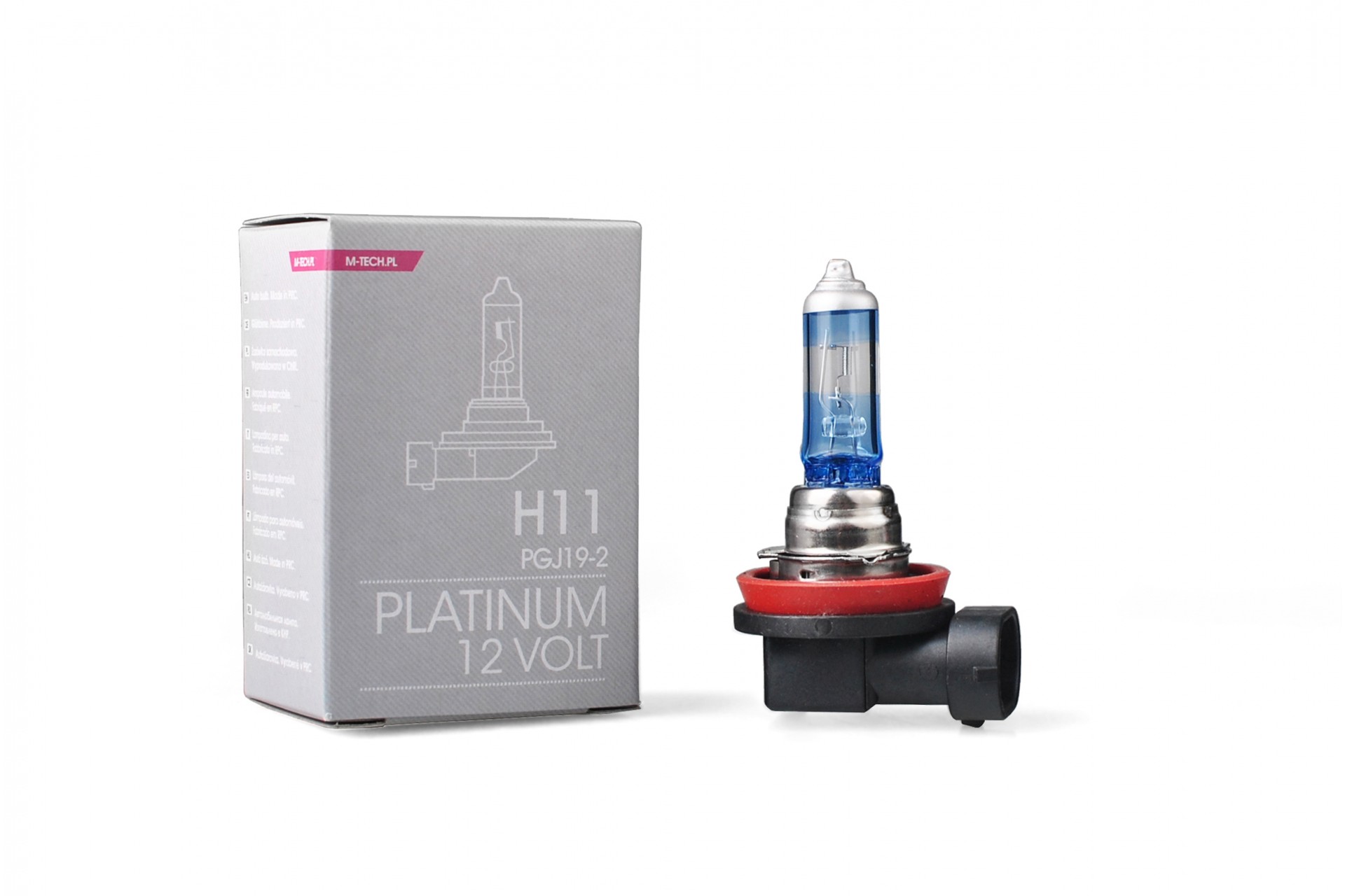 Εικόνα 1 από 3 — H1 12V 55W P14,5s COLOR PLATINUM 1ΤΕΜ. M-TECH