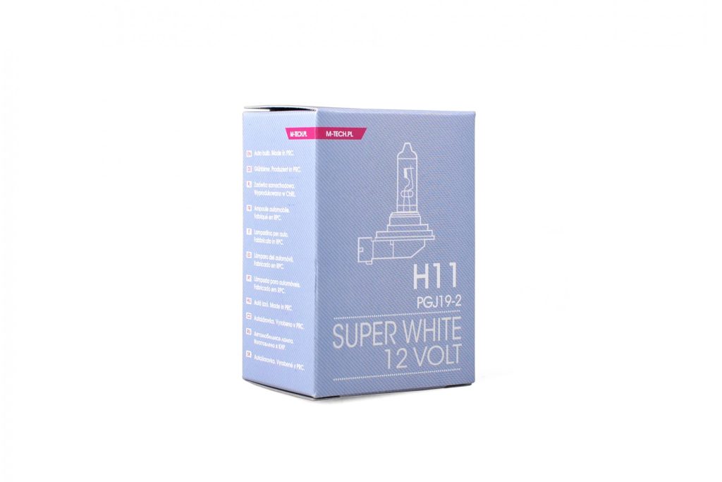 Εικόνα 3 από 3 — H1 12V 55W P14,5s COLOR SUPERWHITE 1ΤΕΜ. M-TECH