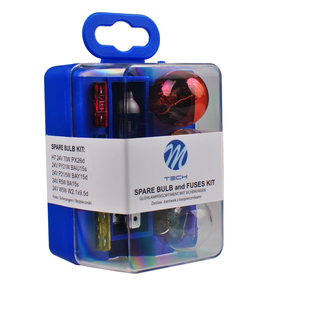 Εικόνα 1 από 1 — H7 24V 70W/PY21W 24V/P21/5W 24V/R5W 24V/W5W (T10) 24V  M-TECH – 5 τεμ.